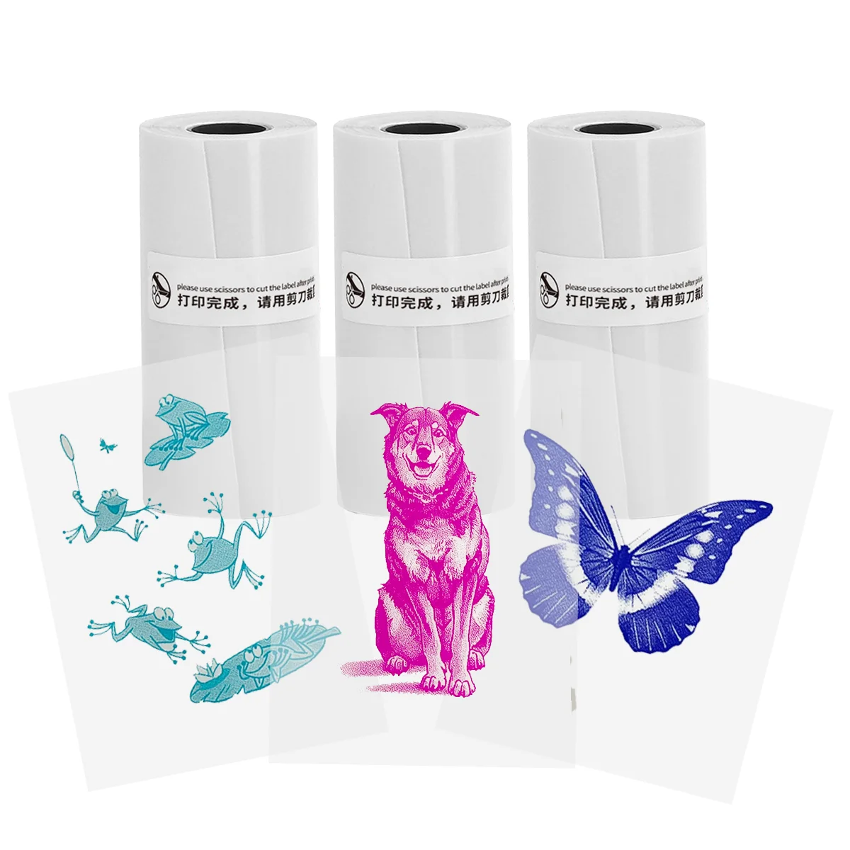 

Прозрачная термобумага QKX для мини-термопринтера 57x25 мм