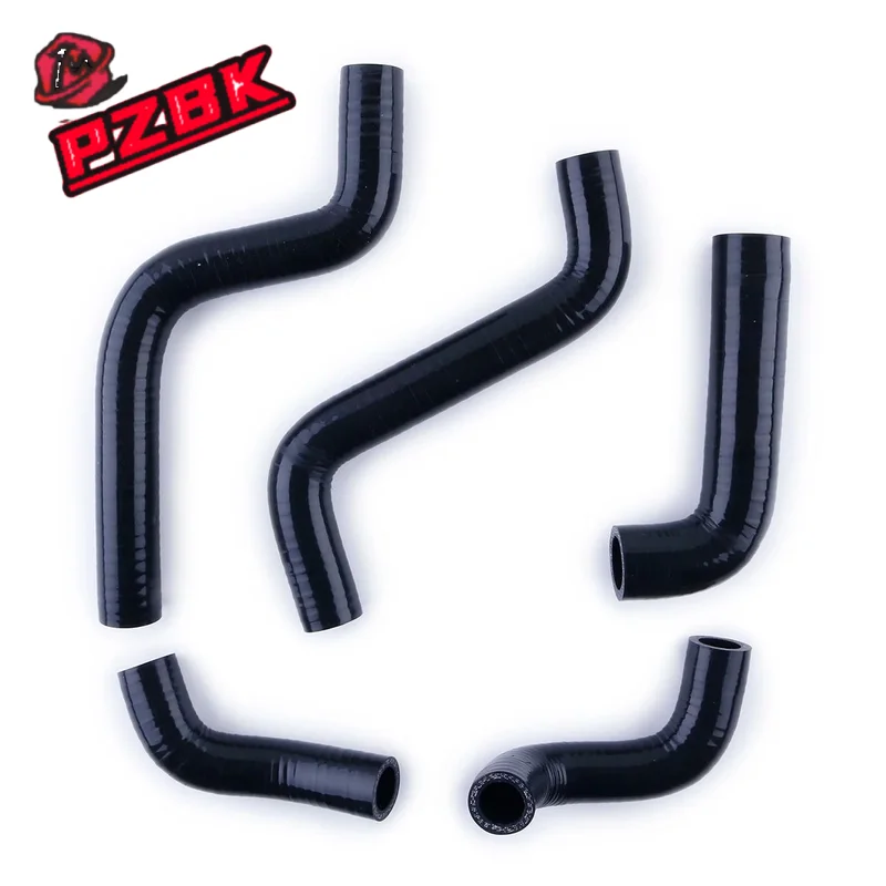 5 шт. для 1989-1997 KAWASAKI NINJA ZX6R ZX 600 1990 1991 1992 1993 1994 1995 1996 ATV силиконовый шланг радиатора