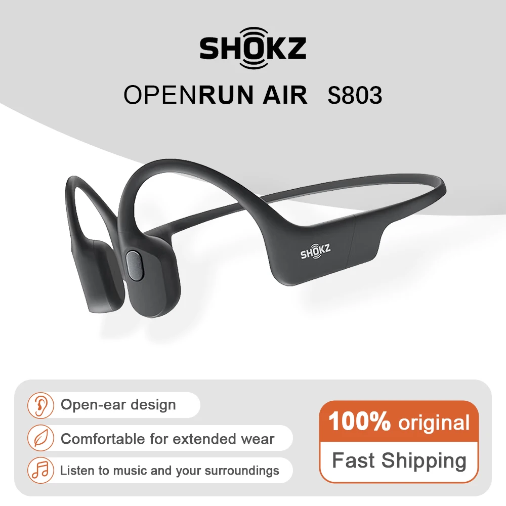 Фото SHOKZ S803 – наушники с костной проводимостью открытого типа, IP67, длительное время работы, спортивные наушники №1