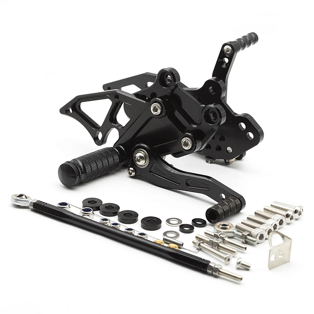 

Для Kawasaki Ninja 300 250 Ninja300 2013 2014 2015 2016 2017 CNC регулируемая подножка задняя подножка