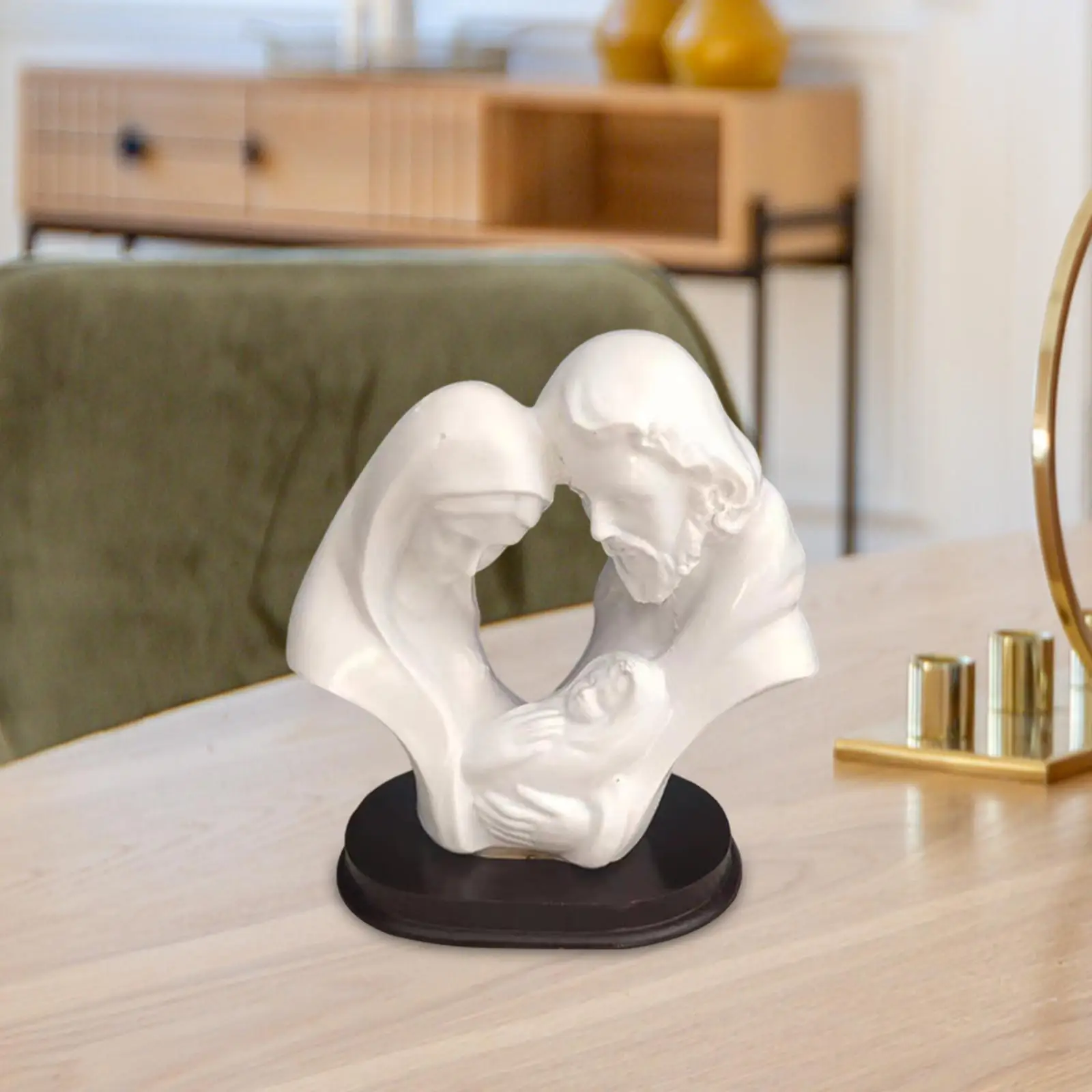 

Статуэтка из эпоксидной смолы, настольная скульптура с Иисусом для Рождественского украшения