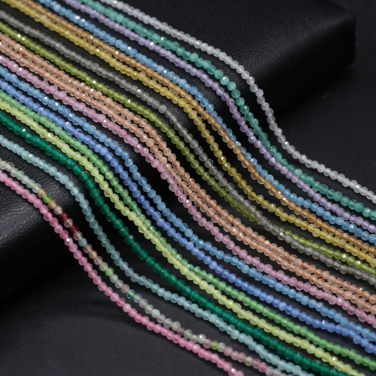 

Charm Colored Opal Stone Loose Spacer Faceted Beads 3mm Jewelry Making DIY Necklace Bracelet Earrings Waist Chain Accessories