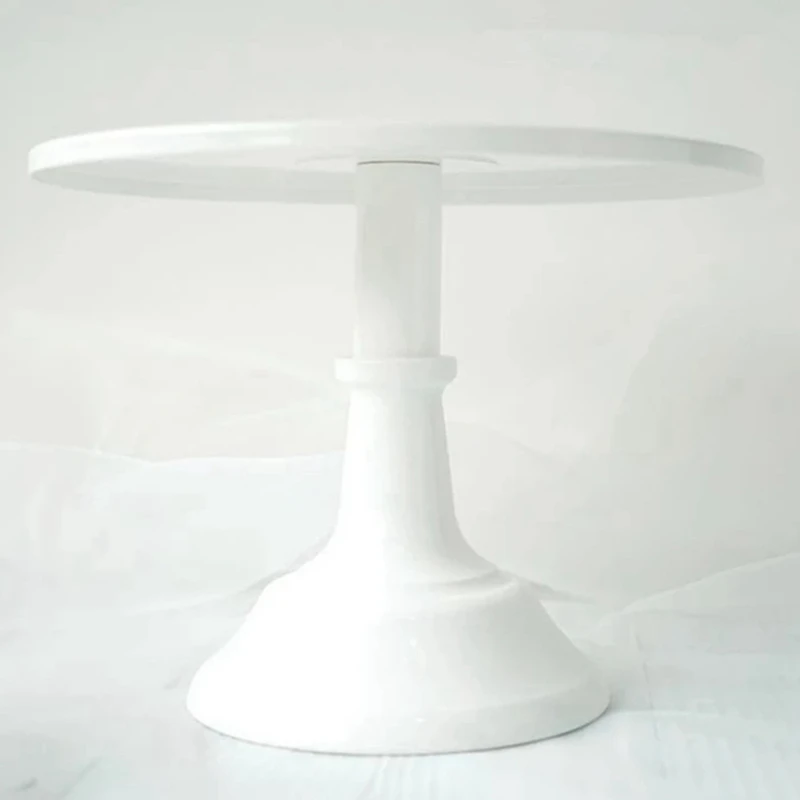 8X металлический штатив круглая подставка для десертов стеллаж капкейков белая