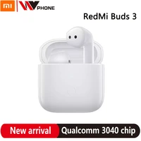 xiaomi redmi buds 3 tws wireless bluetooth earphone dual mic noise cancellation earbuds qcc 3040 chip headphones