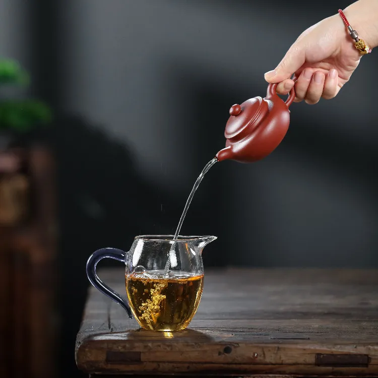 Высокое качество руда дахунпао чай ручной работы эскиз антикварный чайник