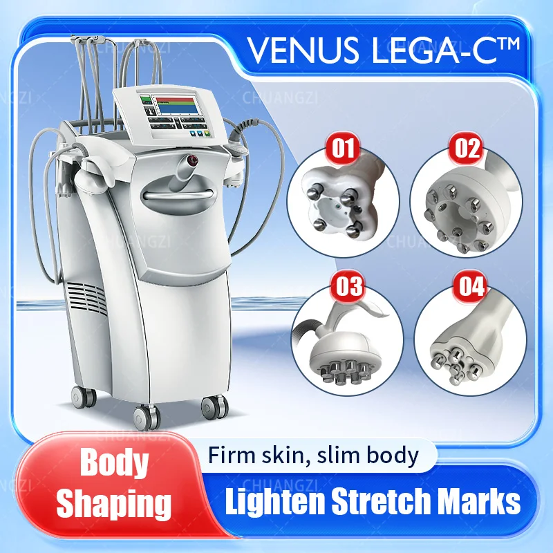 

NEW Venus Lega Multifunctional Vacuum Shaping For Reducing Stretch Marks And Tightening Skin 4d Professional Varimpulse Machine