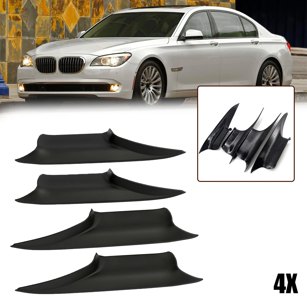 4 шт. матовые черные накладки на дверные ручки для BMW 7 𧼁/F02 2008-2015 51419115501