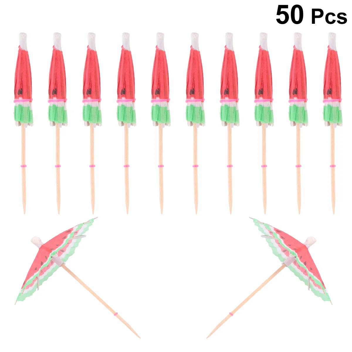 

50PCS Toothpicks Cupcake Picks Pastry Toothpicks Appetizer Picks Fruit Picks