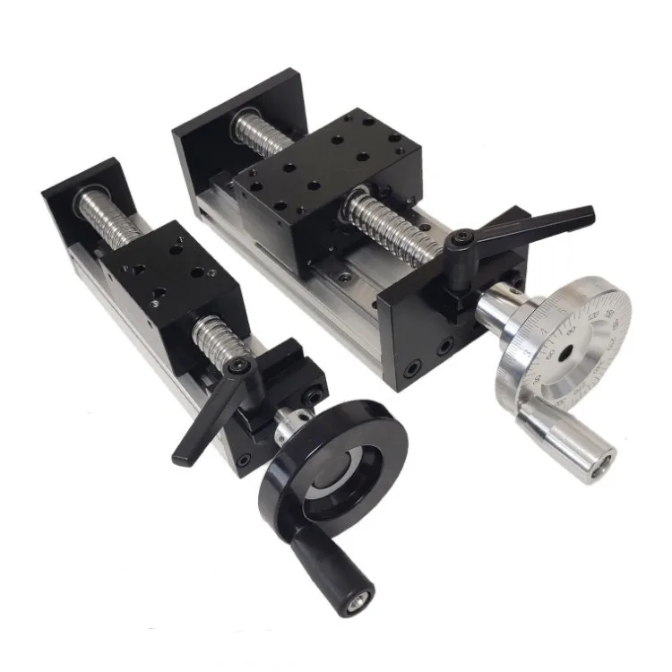

Stroke 100mm SFU1605-100mm Linear Slide Table Module Linear Actuators Module With Handwheel