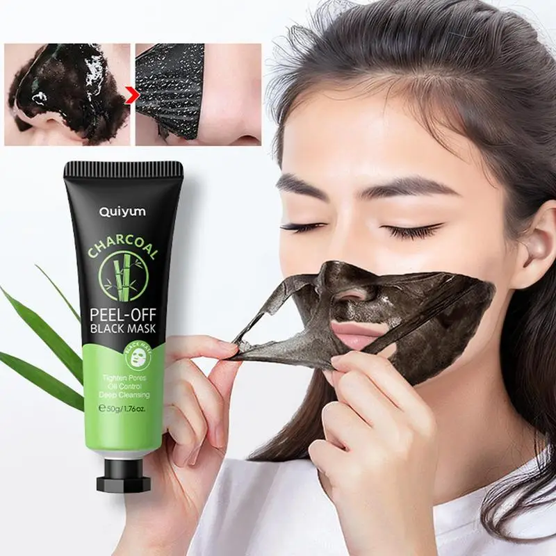

Charcoal Blackhead Remover Mask Moisturizing Peel Off Black Mask Moisturizing Deep Pore Cleaning Peel Off Face Masque Skin Care