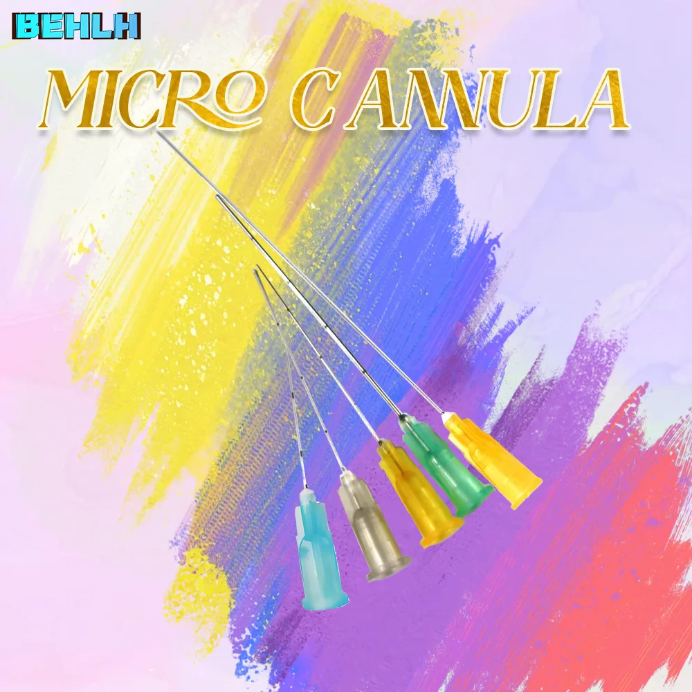 10 шт. тупые канюли для инъекций наполнителя 14 г 18 20 21 22 23 25 27 30 Мочевая Кислота лица