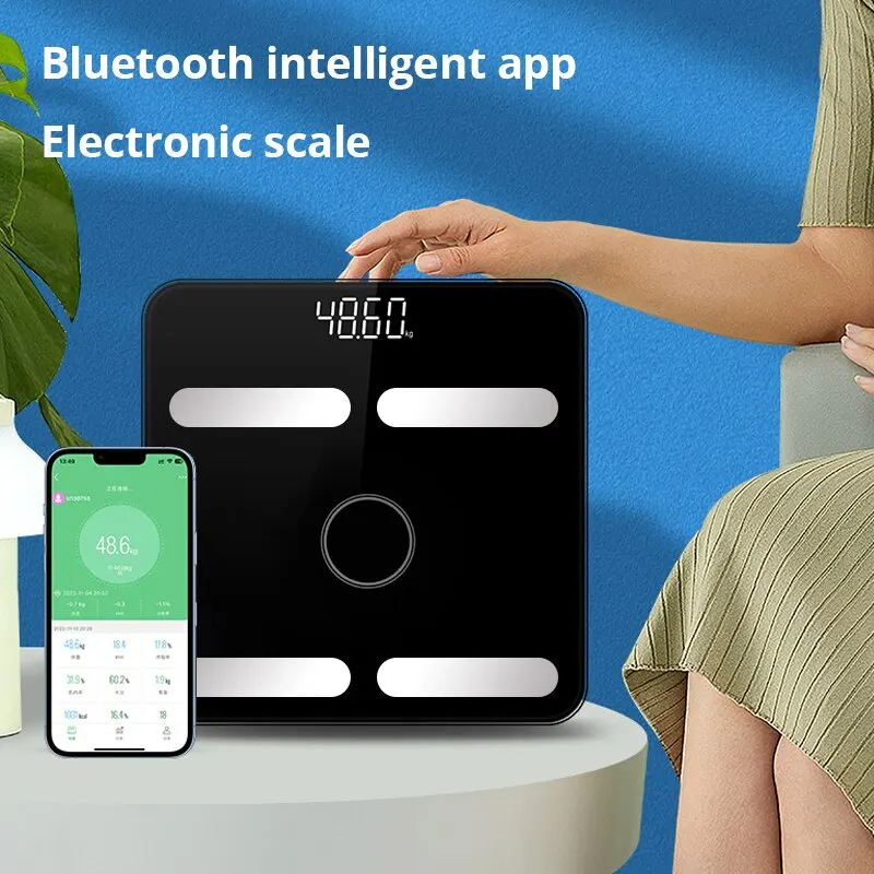 Умные весы Bluetooth для анализа жира и веса в организме | AliExpress