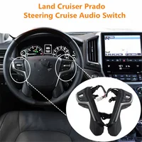 Car Multifunction Steering Wheel Control Switch for Toyota Land Cruiser Prado 84250-0N160 Buttons Bluetooth With Bule LED Light