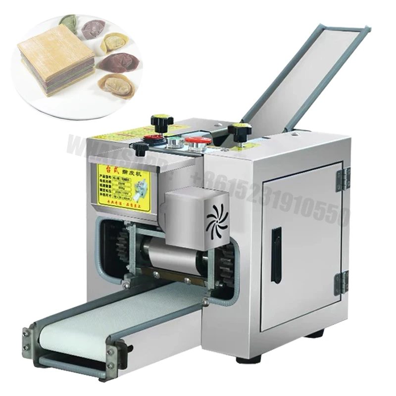 

Dumpling Wrapper Machine Wonton Dumplings Maker Machine Jiaozi Skins Rolling Automatic Chaos Leather Slicer Commercial 220V 110v