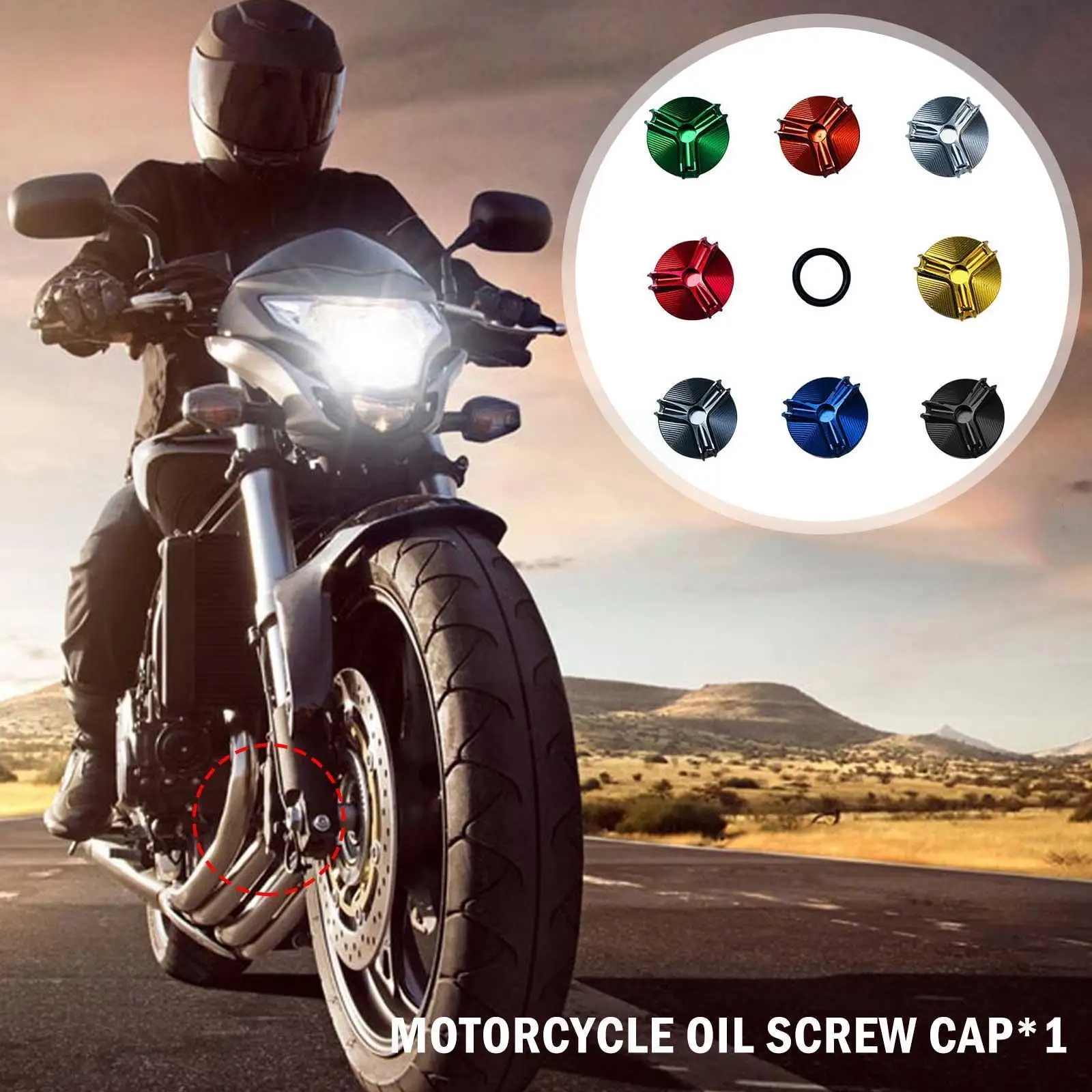 

Motorcycle Oil Cap Is Suitable For General Cbr Cb Vfr Motorcycle Oil Screw Cap Decorative Cap Screw Oil Filter Periph D3s6
