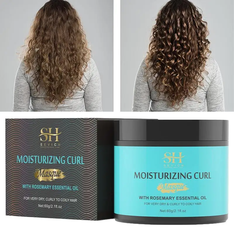 

Deep Conditioner Hair Mask With Rosemary Essential Oil Hair Care Masque Supple Hydration Cream For Dry Damaged Frizzy Dry Hair