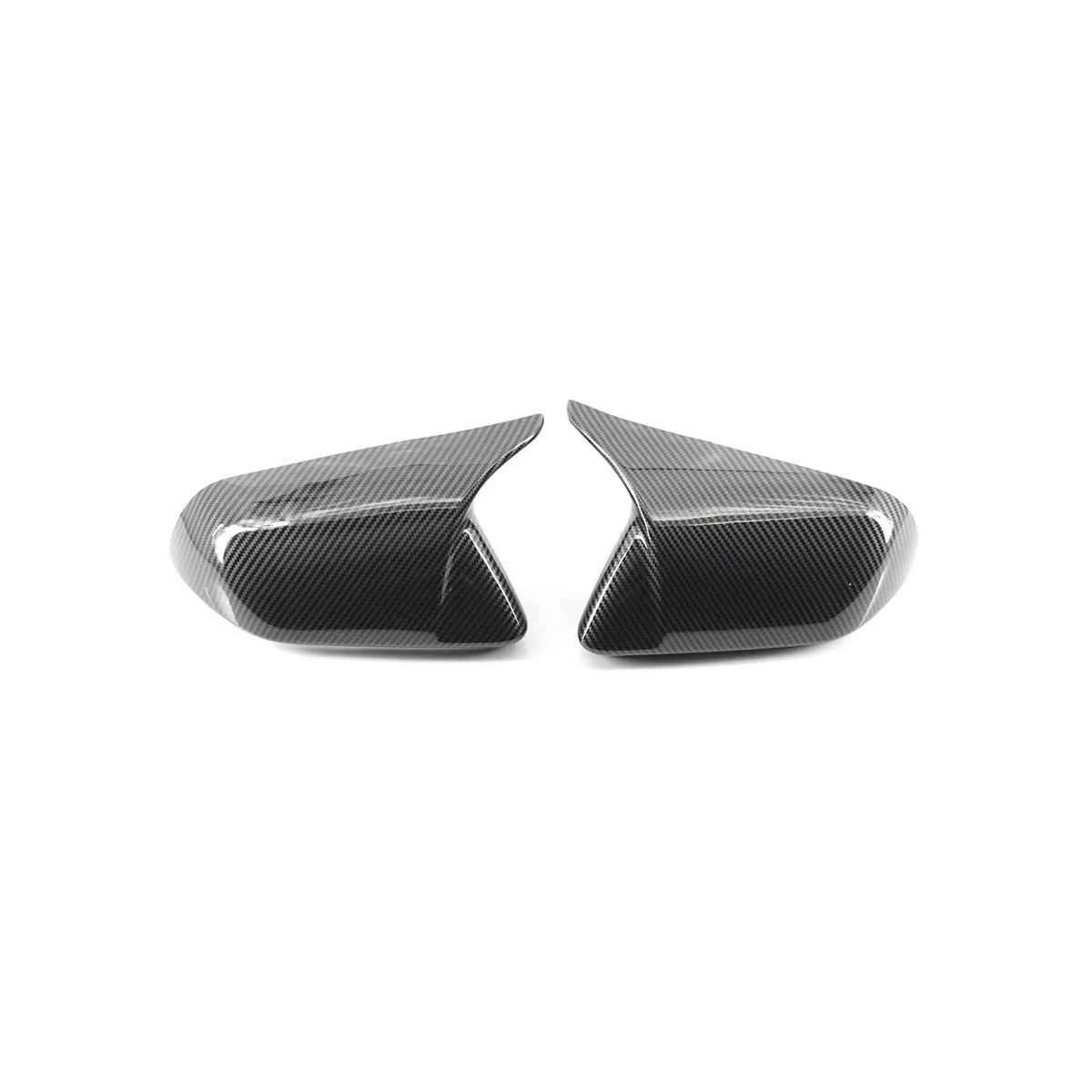 

Carbon Fiber Left Right Rearview Door Side Mirror Cover for Ford Mustang 2015-2022 FR3B-17683 FR3Z-17682
