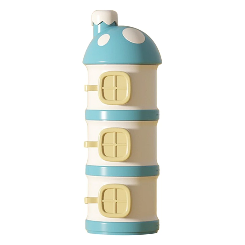 

3 Layers Baby Milk Powder Stackable Formula Dispenser, Formula Container For Travel Stackable Snack Pots For Kids
