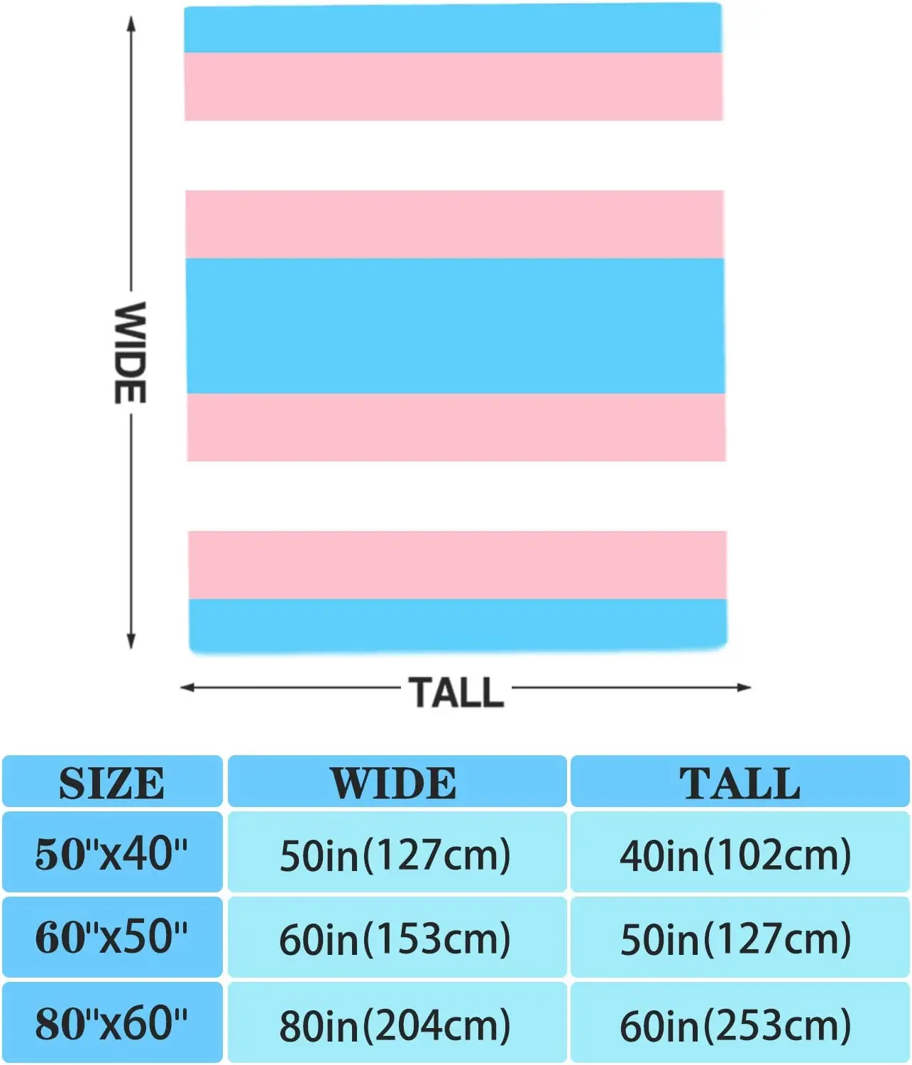Трансгендер Гордость Флаг ЛГБТ отдых одеяло мягкое легкое фланелевое пушистое