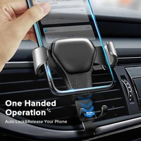 universal gravity auto phone holder car air vent clip mount mobile phone holder cellphone stand support for iphone for samsung