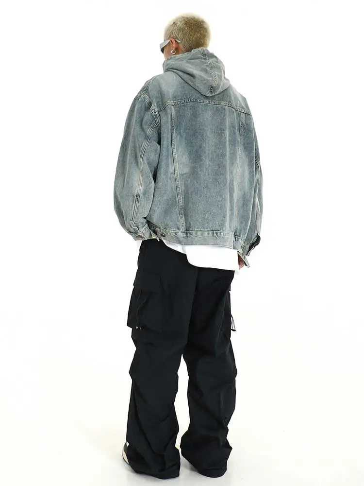 REDDA CHiC Винтажная джинсовая толстовка с капюшоном