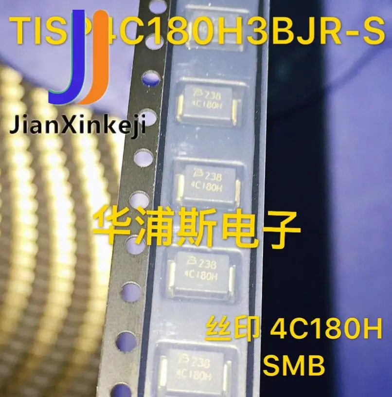 

20 шт., 100% оригинальная новинка, SMD TISP4C180H3BJR-S, двунаправленный тиристор, трафаретная печать, 4C180H diode SMB