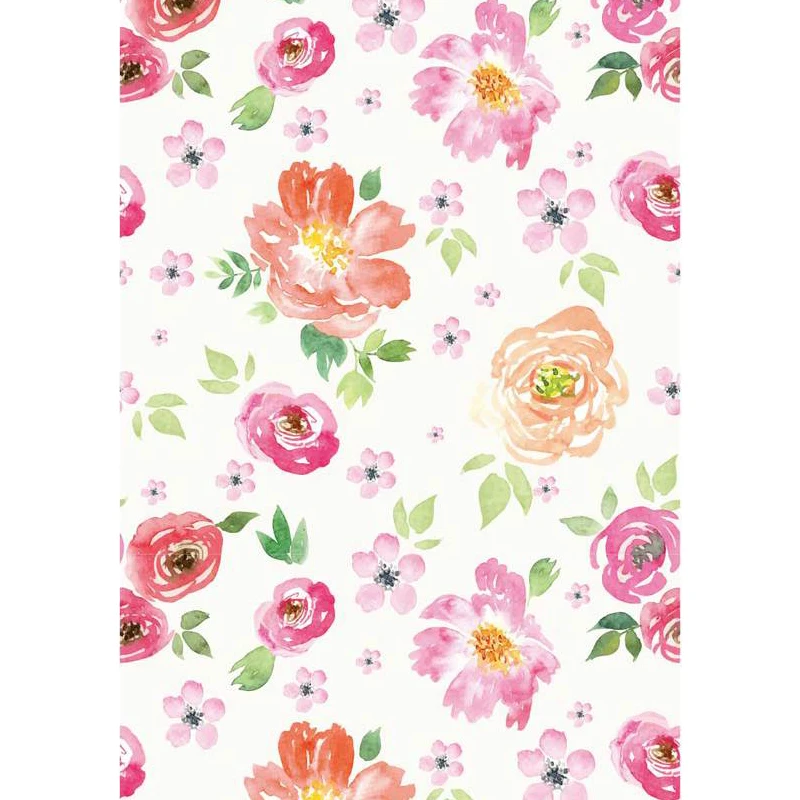 

Colorful Flowers Vinyl Removable Self Adhesive Wallpapers Living Room Bedroom Study Wall Makeover Furniture Home Decor Stickers