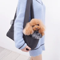 pet handmade pet teddy dog cat out carrying bag backpack shoulder chest bag winter thickening and keeping warm dog bag carrier