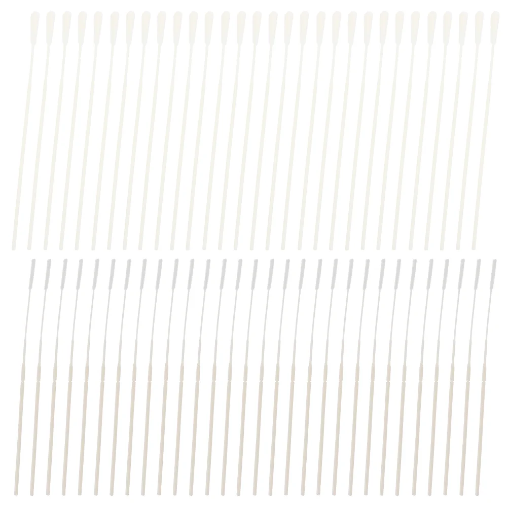 

60Pcs Flocking Nasal Swabs Disposable Throat Swabs Professional Sterile Swabs Sampling Supply