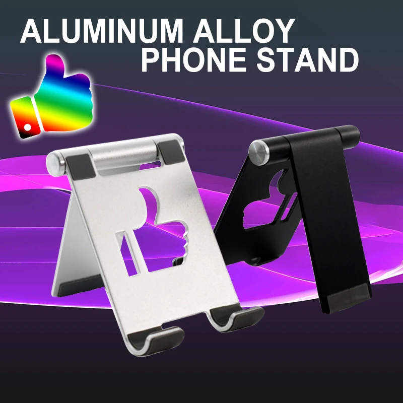 SO GREAT Mini Foldable Smartphone Stands for Home Office Portable Alloy Phone Holder Mobile Phone Accessories