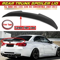 psm style 335i car rear trunk boot lip spoiler wing lip for bmw e93 335i 328i m3 convertible 2007 2013 rear roof lip spoiler