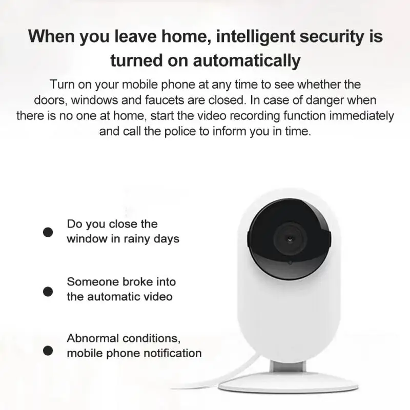 

Indoor Surveillance Hd Cctv Camera Night Vision Wifi Camera Smart Wireless Camera Smart Home Motion Detection Ai Detection Tuya