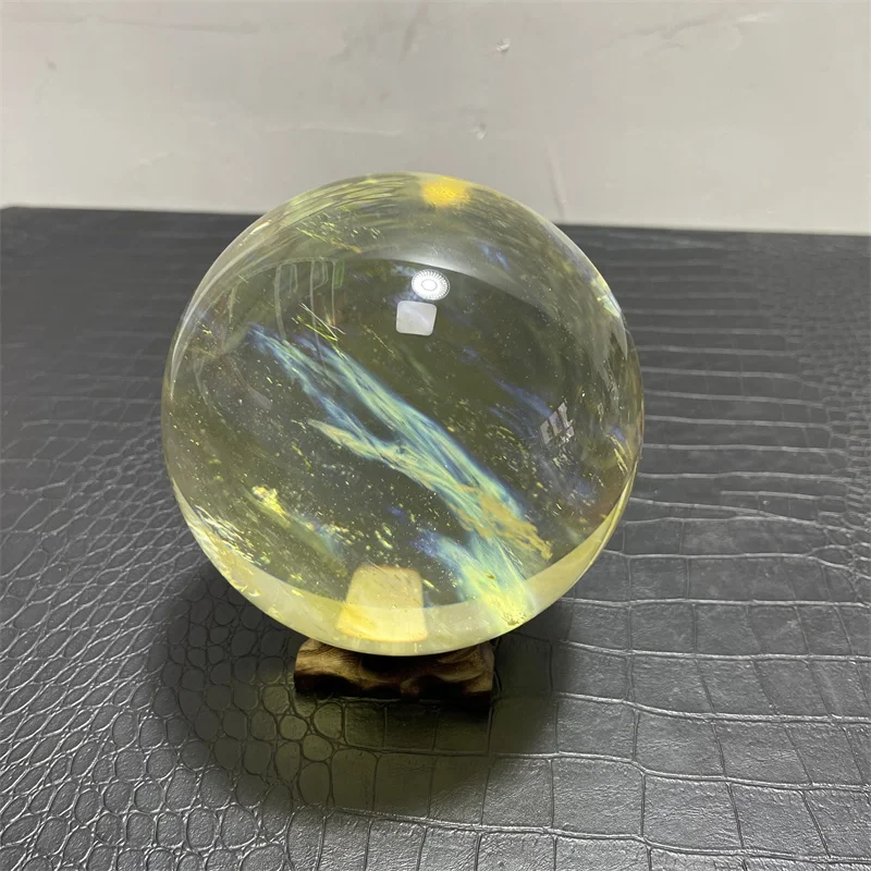 Кварцевые шары RongDe Jewelry 11 см жёлтые