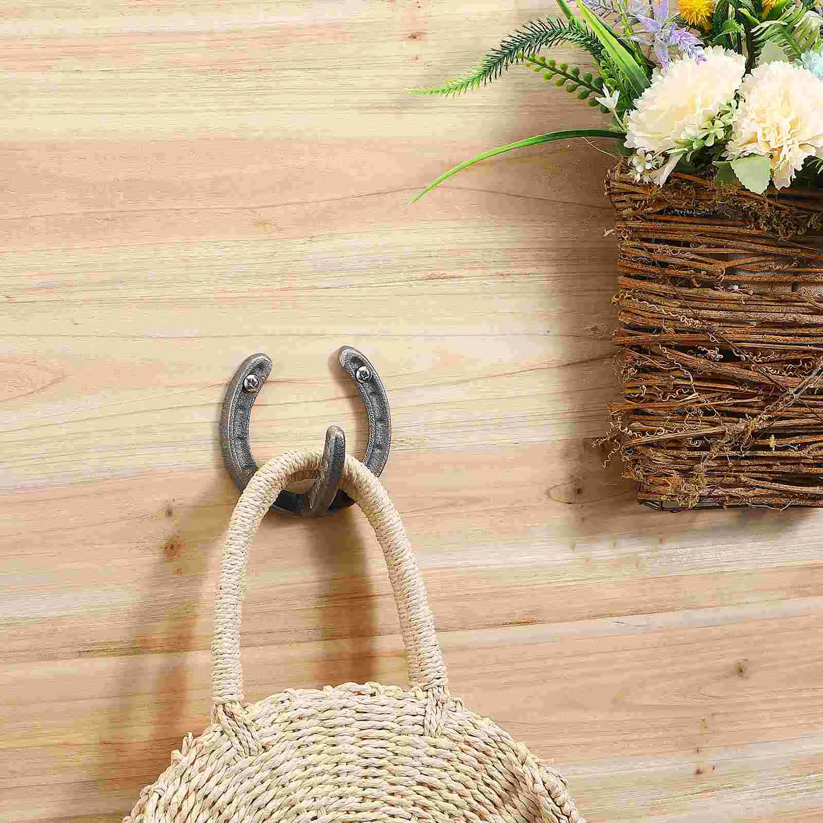 4 шт. стеллаж для хранения рюкзака чугунный крючок вешалки офисной одежды крючки