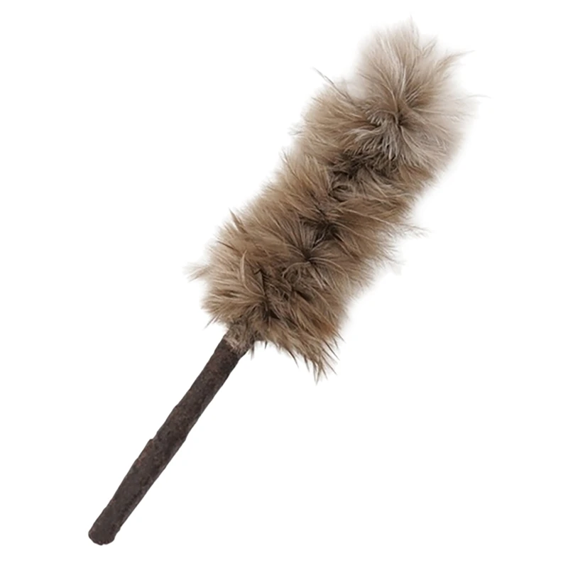 

1:12 Miniature Dollhouse Vintage Feather Duster Housework Tool Dollhouse Accessories