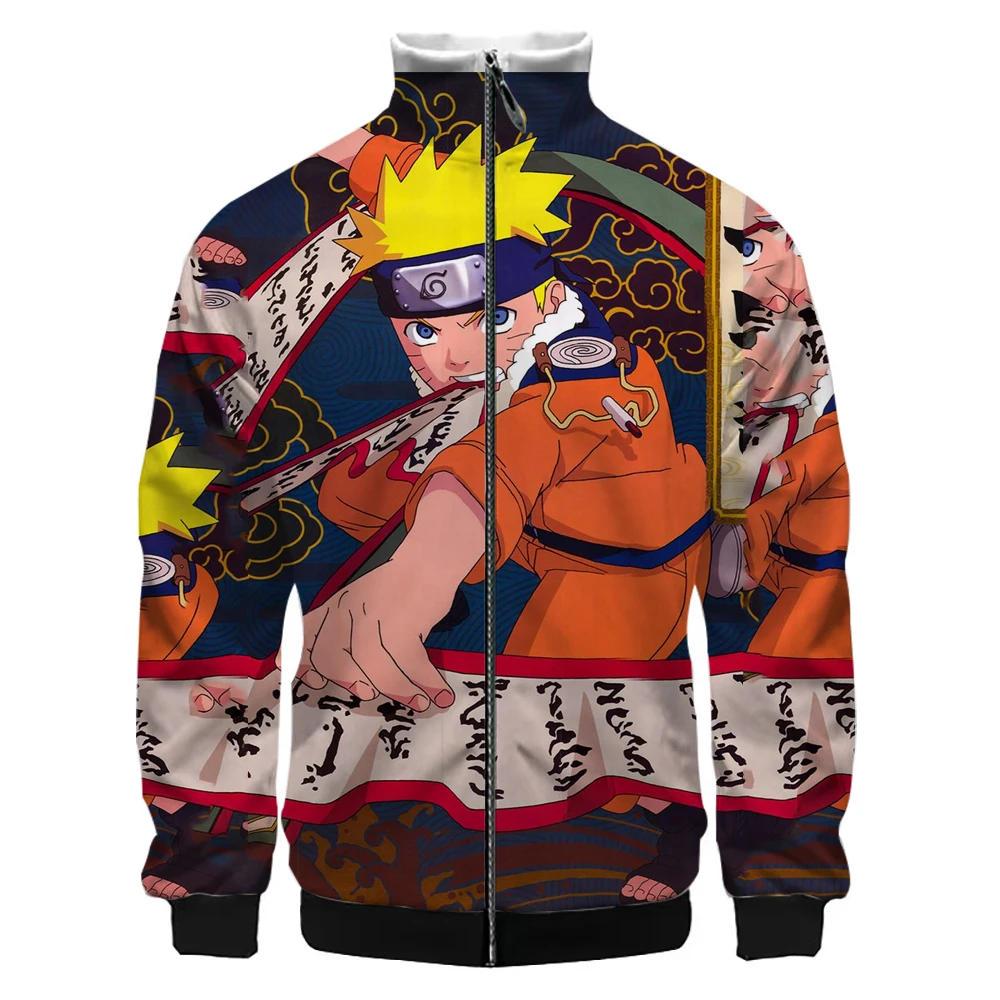 

Spring and Autumn New Jackets Men's Casual Jogging Sports Jacket Jacket Men's Fashion Street Naruto Hip Hop Windbreaker Jacket