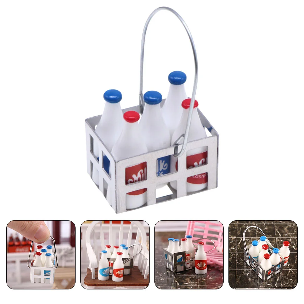 Модель напитка еда игрушка мини-реквизит для украшения корзина хранения