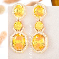 jimbora luxury rhinestones pendant earring for women original boucle doreille femme 2022 full austrian crystal party jewelry
