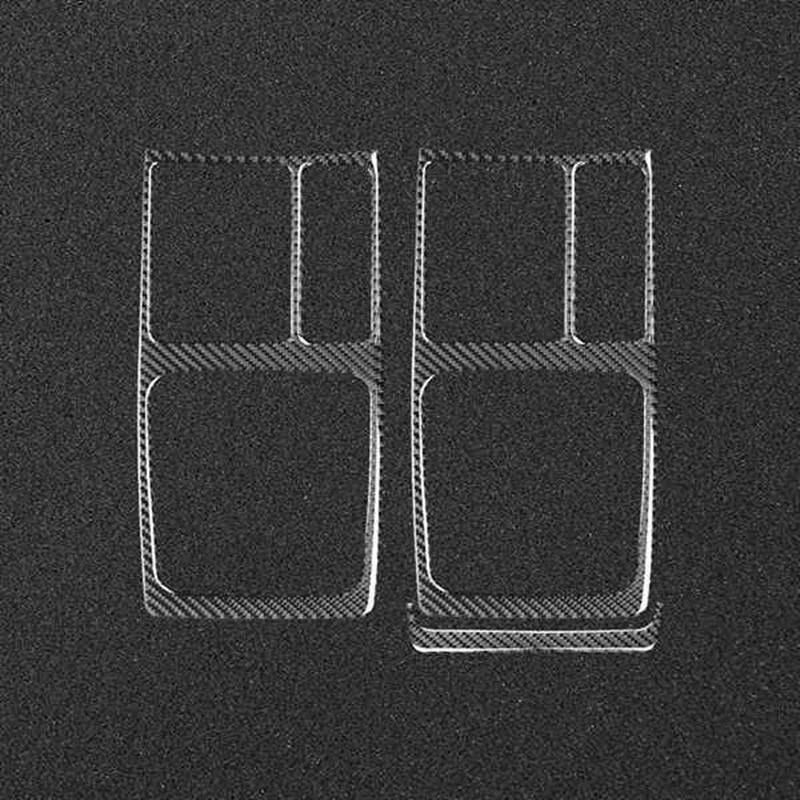 1 Piece Car Control Gear Shifter Panel Sticker Cover Trim Frame Decor Carbon Fiber Fit For -Lancer GTS 2008-2015 |