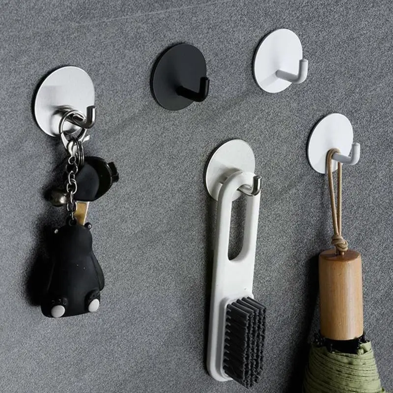 

Steel Hook Wall Hook Towel Hook For Bathroom Black Silver Coat Hook Rustproof Hook Hanger For Kitchen Hardware E3f2