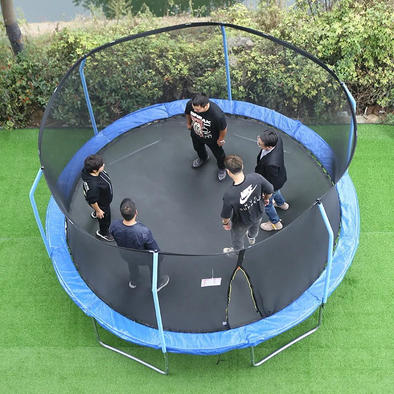 

Professional Trampoline Park 5ft 6ft 8ft 10ft 12ft 14ft 16ft Big Trampolines Round Trampoline Outdoor With Safety Net Enclosures