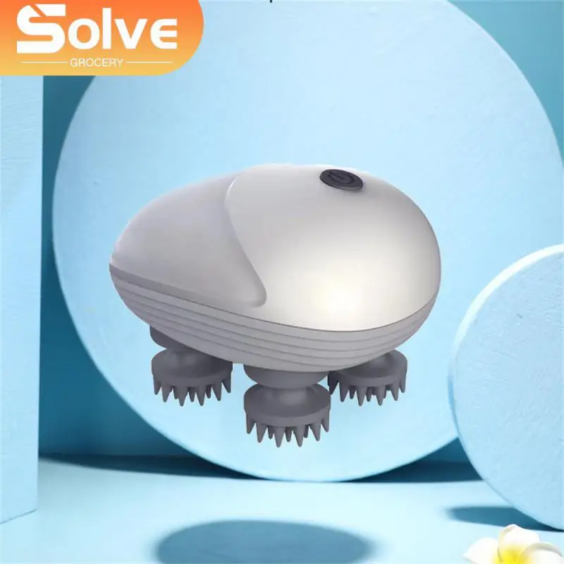 

Intelligent Kneading Vibrating Device Head Scalp Massage Abs Electric Cat Massager Health Care Massager Head Massager