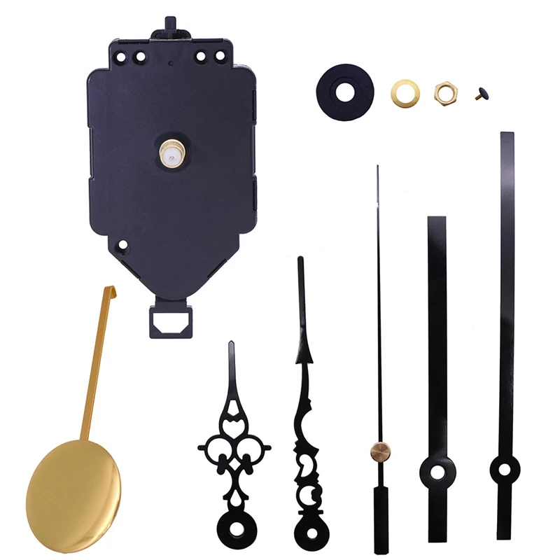 

DIY Wall Clock Pendulum Movement Mechanism With Hands Quartz Repair Shaft Also For Craft Clock Frameless Floor Clock
