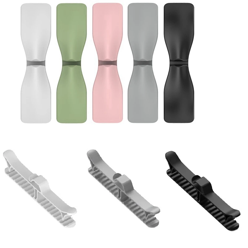 

New-Plug Wall Power Cord Wall Sticker Wire Clip Wire Finishing Storage Data Line Organizer Desktop Wire Clip