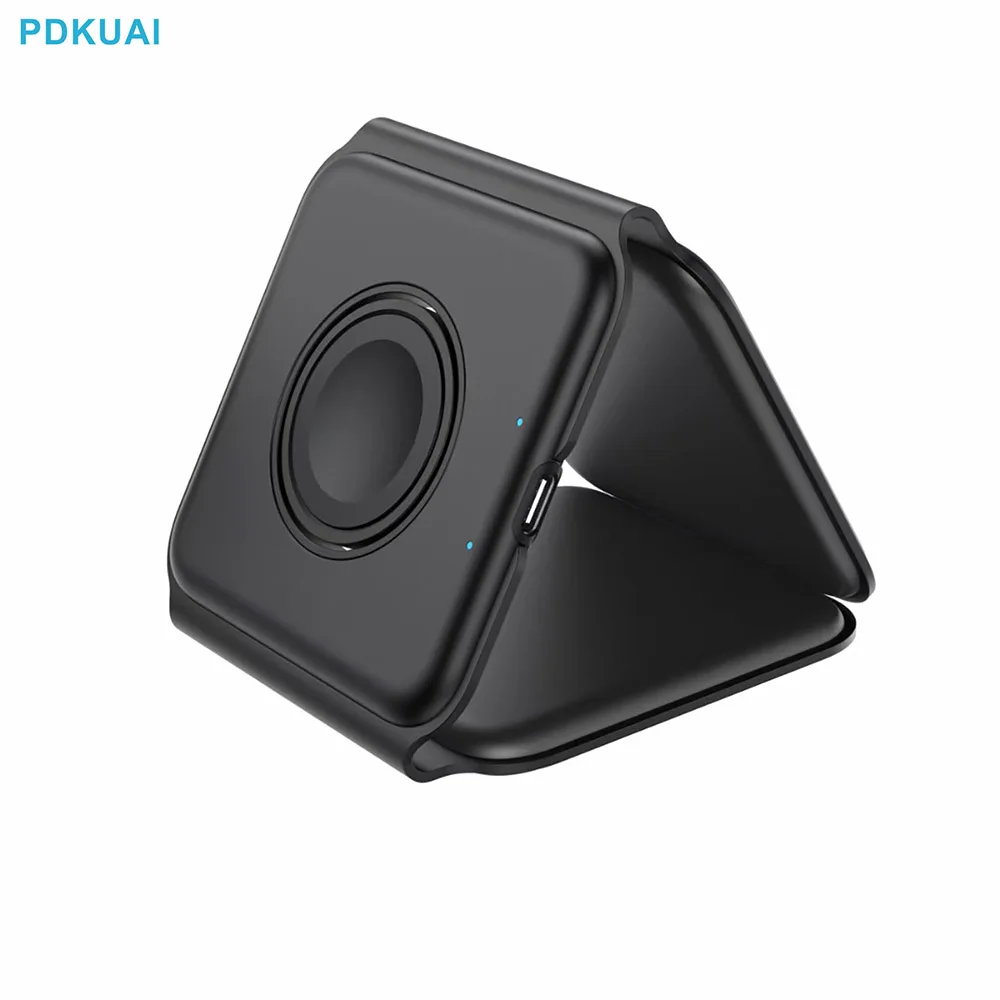 

3 in 1 15W Magnetic Fold Wireless Charger Stand Fast Wireless Charging Station for iPhone 14 13 12 Pro Apple Watch 8 Airpods Pro