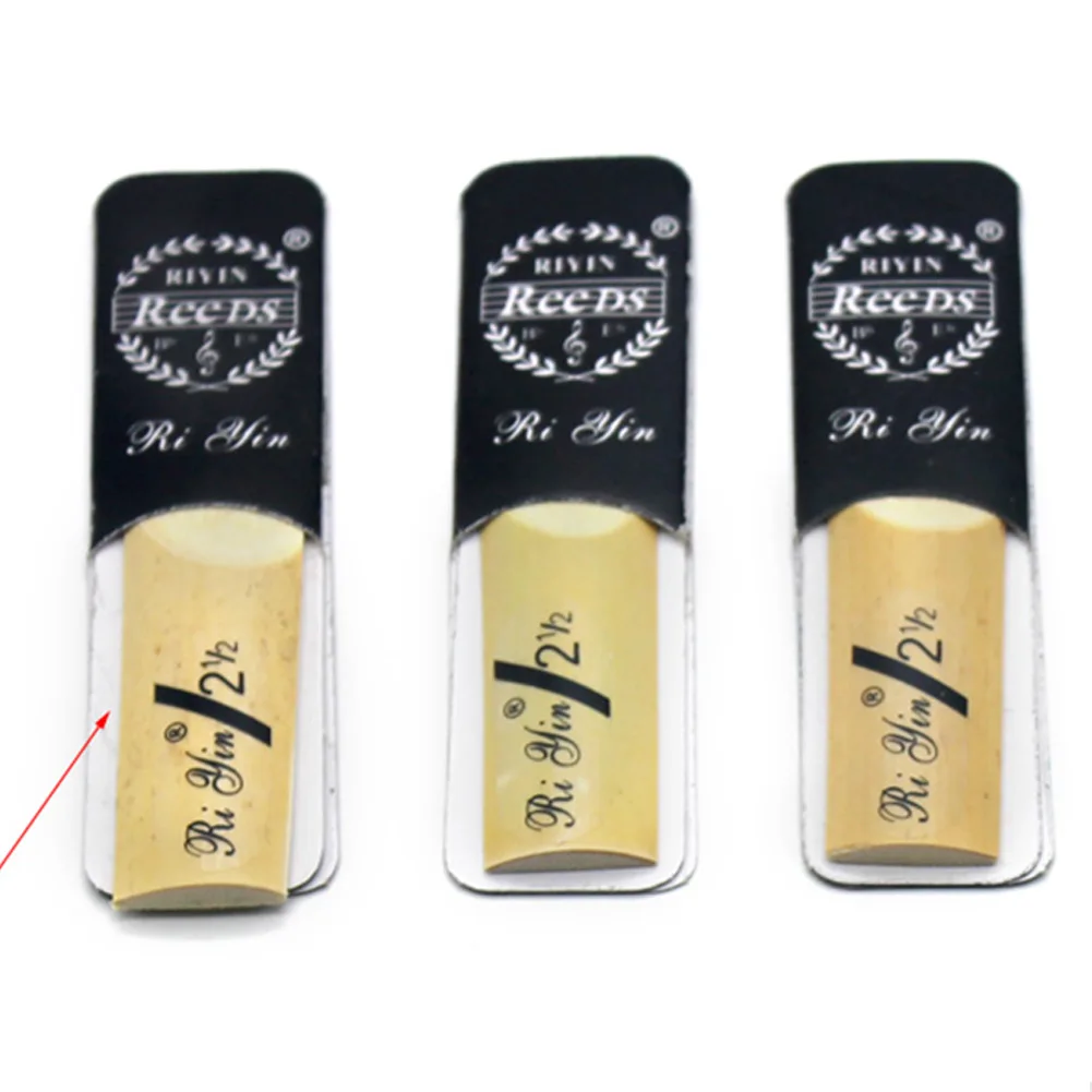 

10 Pcs Eb Alto Sax Reeds Strength 2 2.5 3 Saxophone Reed Instrument Accessories Replaceable Woodwind Instruments Parts