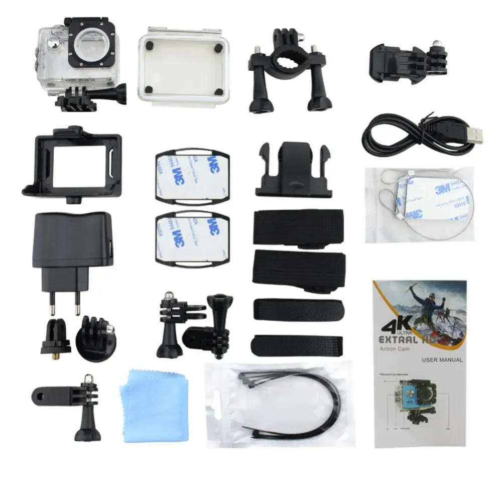 

Hd 720p 4k Dv Camera Waterproof Wifi All-in-one Machine Clear Screen 900mah Sports Camera Outdoor Camera