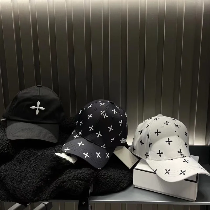 

Новая бейсбольная кепка модная трендовая черно-белая шляпа с принтом утиного языка мужская женская летняя ретро зонтик для досуга шляпа BQ0877