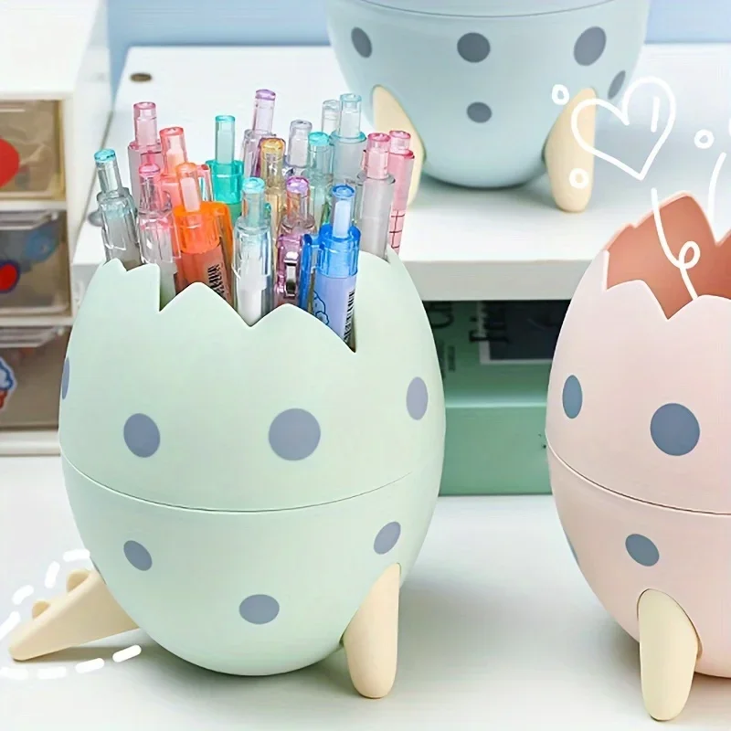 1 шт. держатель для ручек с яйцом динозавра простой настольный ящик хранения