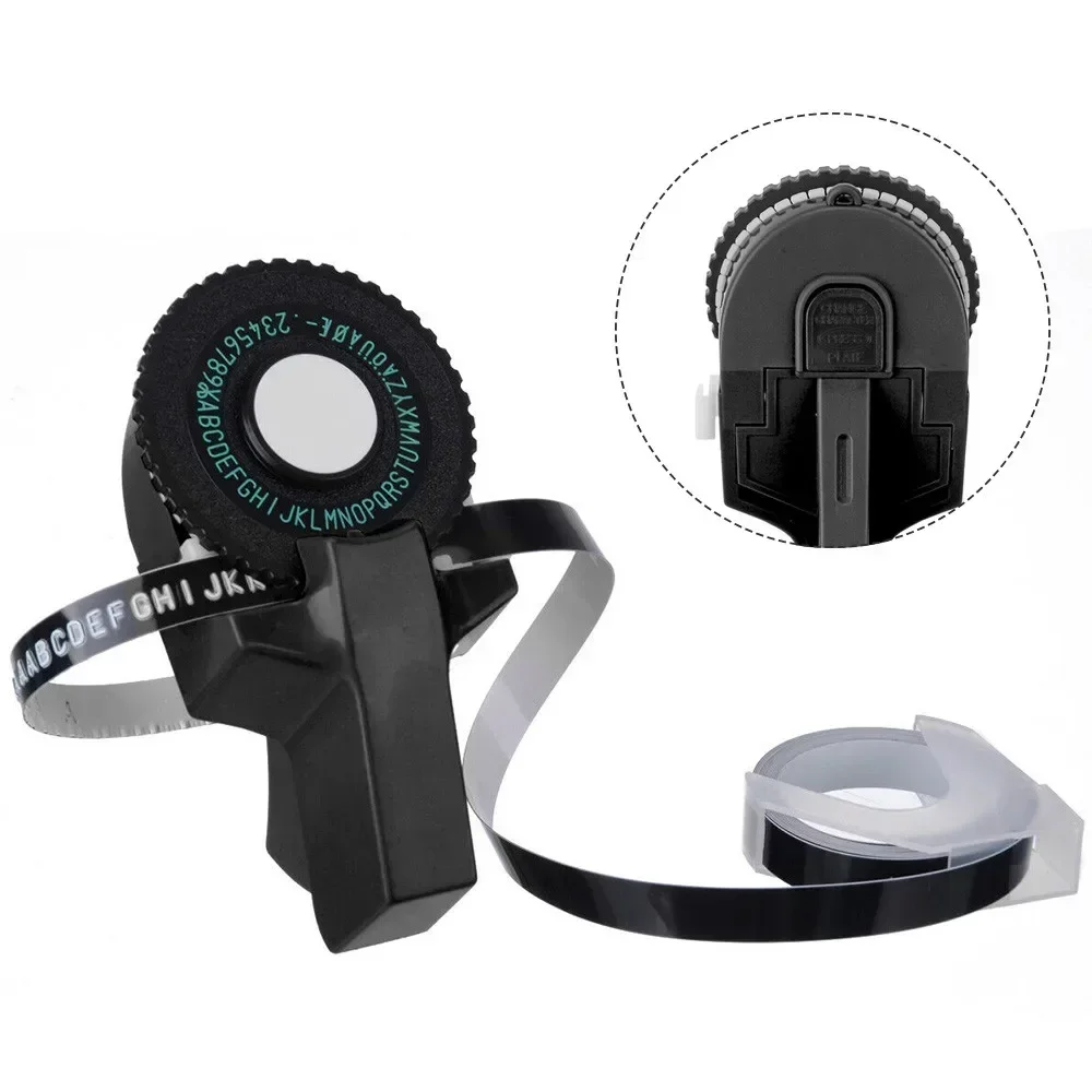 Лента для резки тиснения этикеток с лентой 108*56 мм буквенно-цифровой черный DIY